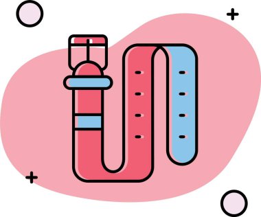 Bir noel balosu simgesinin vektör çizimi