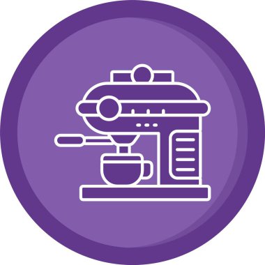 Benzersiz mutfak ve yiyecek çizgisi vektör simgesi