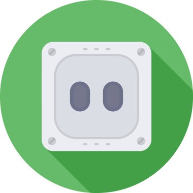 soket simge vektör çizim