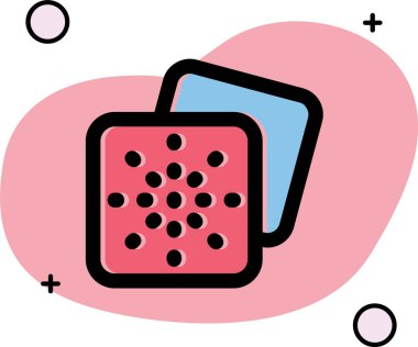 Bir fincan kahvenin vektör çizimi