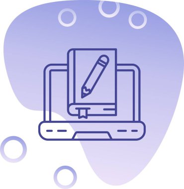 Balık simgesi ile vektör balıkçılık çubuğu