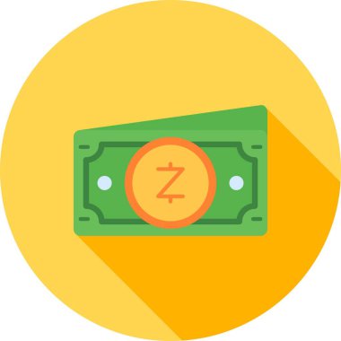 Kişisel ve ticari kullanım için vektör dolar simgesi.