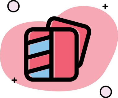 Kitap. Web simgesi basit illüstrasyon