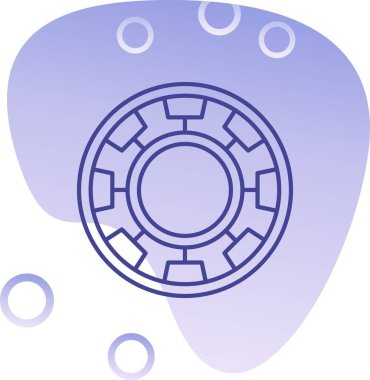 Modern simgenin vektör illüstrasyonu