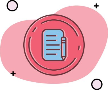 Kitap simgesi tasarım vektörü