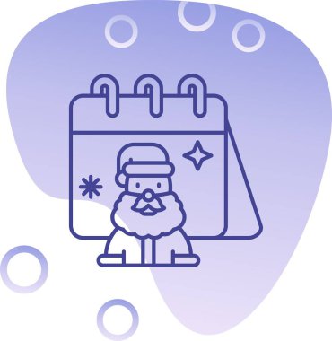 Modern Noel ağacı simgesinin vektör illüstrasyonu