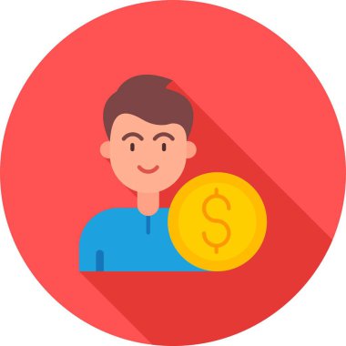 iş para vektörü simgesi