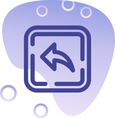 güzel su kabartma vektör simgesi