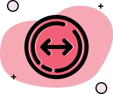 trend arkaplanda vektör evrensel simgesi.