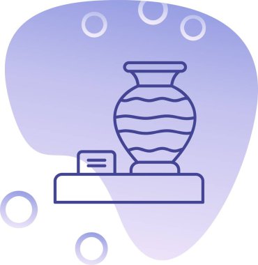 Benzersiz yağ tankı vektör simgesi