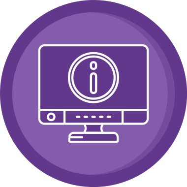 Moda tarzı izole edilmiş arka gruplandırılmış bilgisayar ekran simgesi