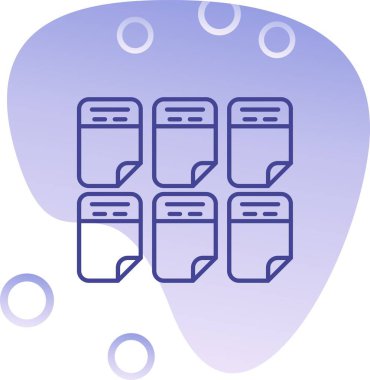 vector illustration of a set of different types of water