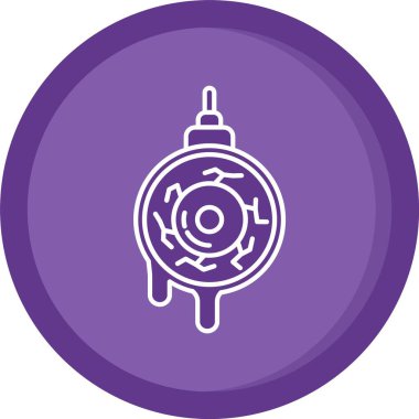 pusula simgesi, vektör illüstrasyonu