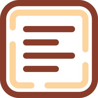 Belge simgesinin vektör illüstrasyonu