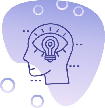 Fikir simge tasarlamak vektör