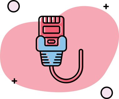 Dolgu simgesi, vektör illüstrasyonu