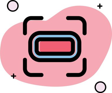 Bir kalbin vektör illüstrasyonu