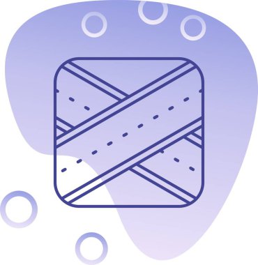 Benzersiz buz külahı vektör simgesi