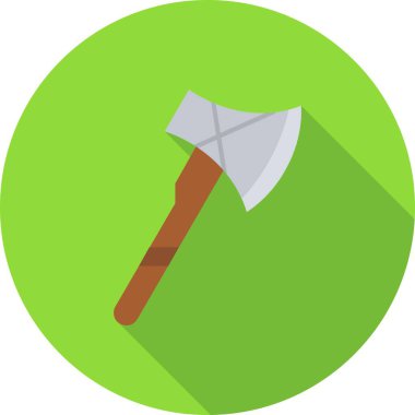 Balta düz vektör simgesi