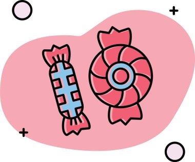 Beyaz arka planda çizgi kaplumbağa ve karpuz ikonu izole edildi. Renkli taslak konsepti. vektör