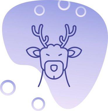 Şirin bir simgenin vektör illüstrasyonu