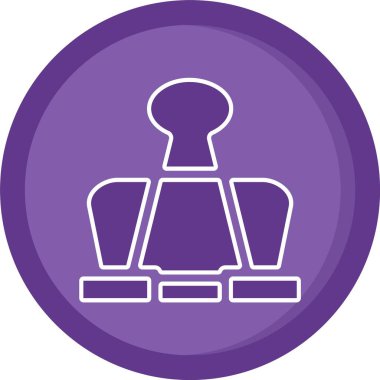 Güzel Bell vektör satırı simgesi