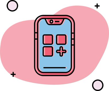 oyun denetleyici simgesi tasarım vektör çizimi