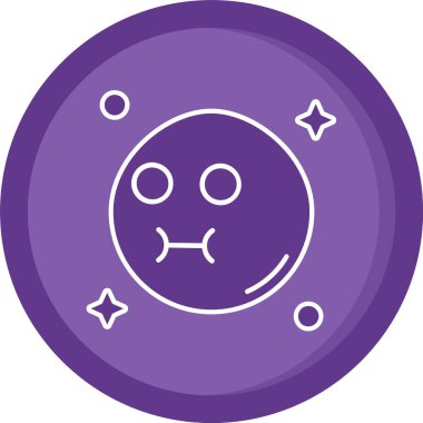 Eşsiz duygu simgesi vektör simgesi