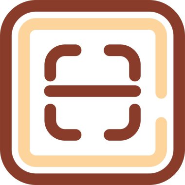 Vektör yiyecek ve sağlık simgesi