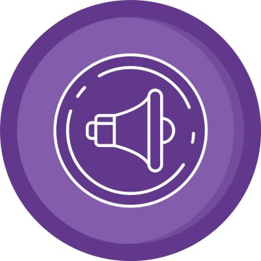 vektör hoparlörü illüstrasyonu, basit biçim