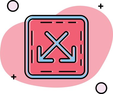 Bir kitap simgesinin vektör illüstrasyonu