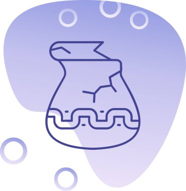 Mavi ve beyaz bir suyun arka planının vektör çizimi