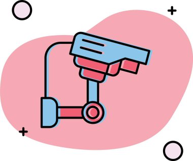 kamera simgesi vektör illüstrasyonu