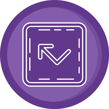 ok simgesinin vektör illüstrasyonu