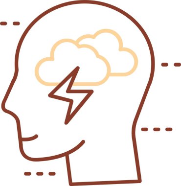 fırtına simgesi tasarımı, vektör illüstrasyonu