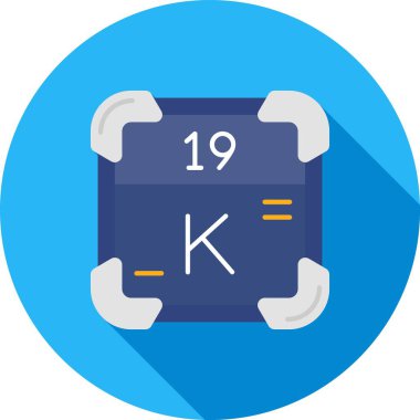 Web simgesi, K harfinin vektör illüstrasyonu