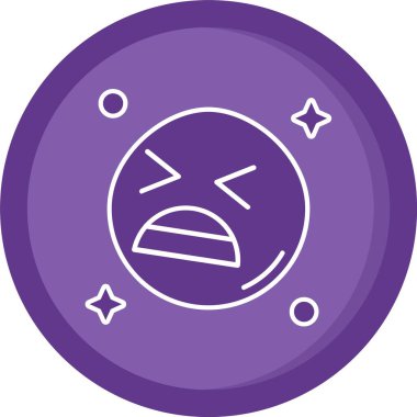 Yüz ifadesi simgesi olan eşsiz bir ifade