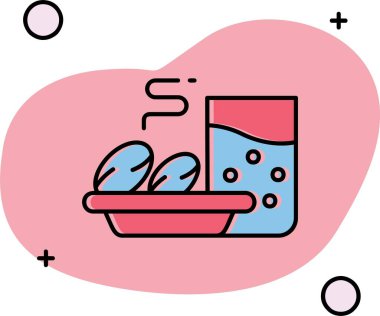 Bir kalp simgesinin vektör illüstrasyonu