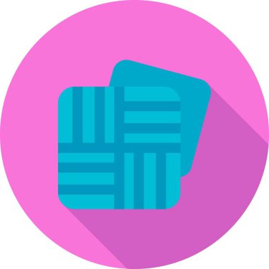 Eldivenler. Web simgesi vektör illüstrasyonu