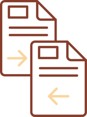 Dosya. Web simgesi basit tasarım