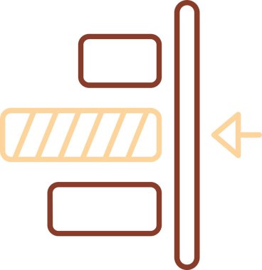 çikolata simge vektör çizim