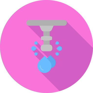 Su ve damla simgesinin vektör illüstrasyonu