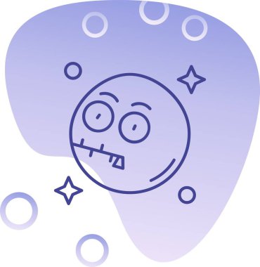 Beyaz arkaplanı olan baloncuk karikatür ayı.