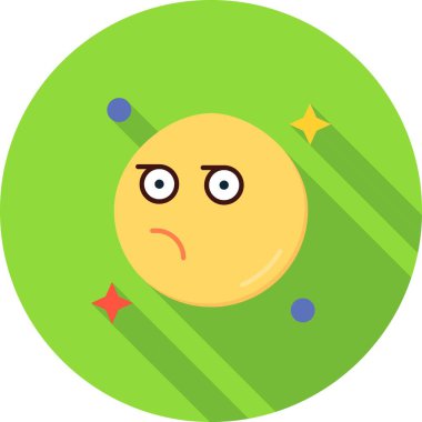 Yüzünüz için emojinin vektör illüstrasyonu