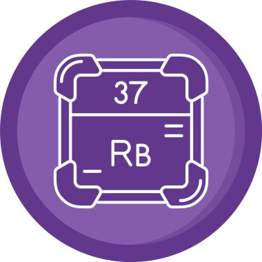 Benzersiz kimyasal kabartma vektör simgesi