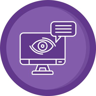 Web simgesi vektör illüstrasyonu