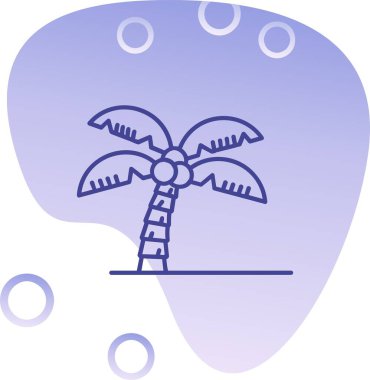 Plaj topu simgesinin vektör illüstrasyonu