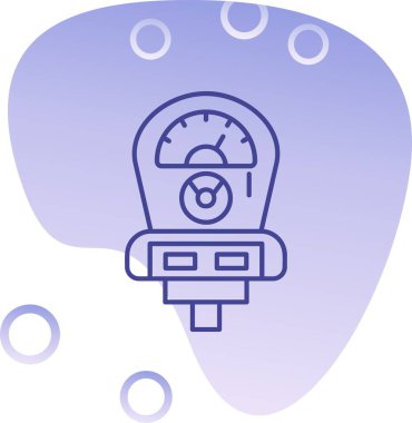 Modern oto tamir simgesinin vektör illüstrasyonu