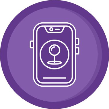 Eşsiz Telefon Vektörü Kabartma Simgesi