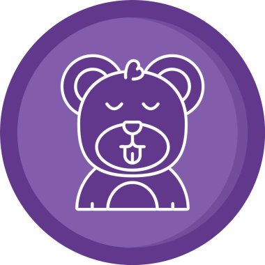 Ayı simgesi, anahat stili